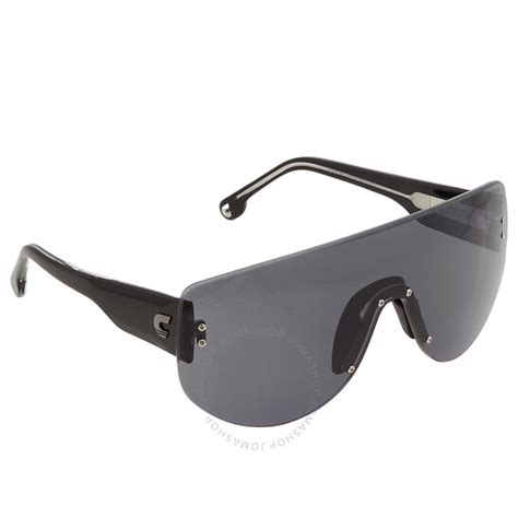 Shield Moulded Sunglasses in Grey .